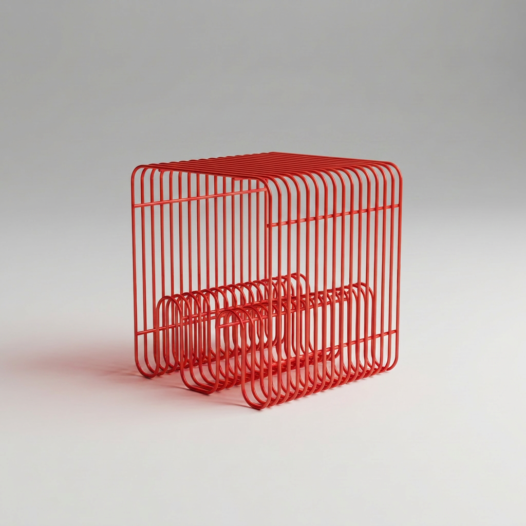 Modern Minimalist Metal Coffee Table