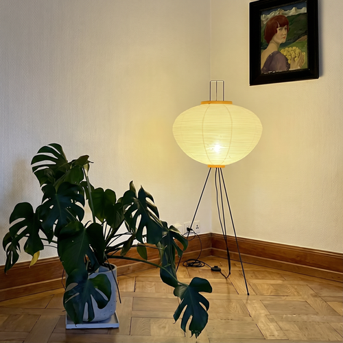 Japanese Rice Paper Floor Lamp