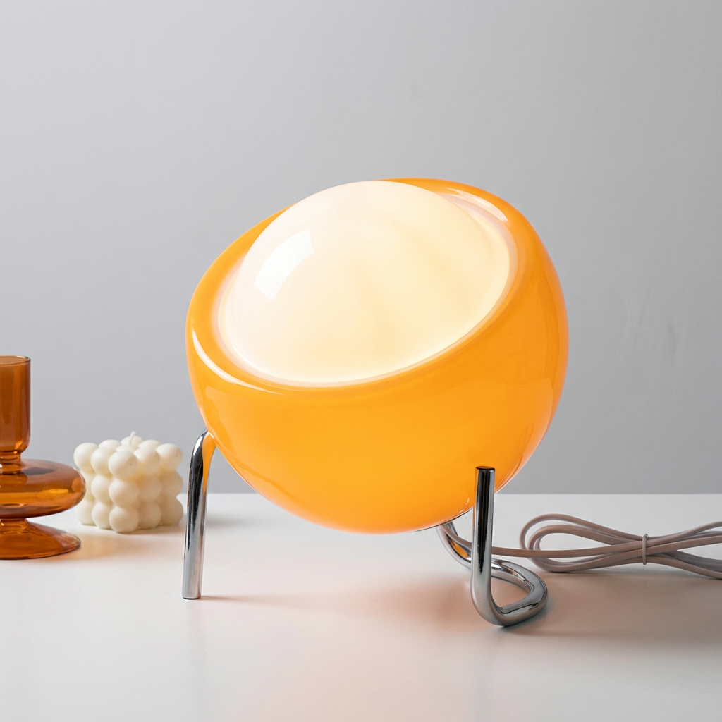 Bauhaus Glass Table Lamp