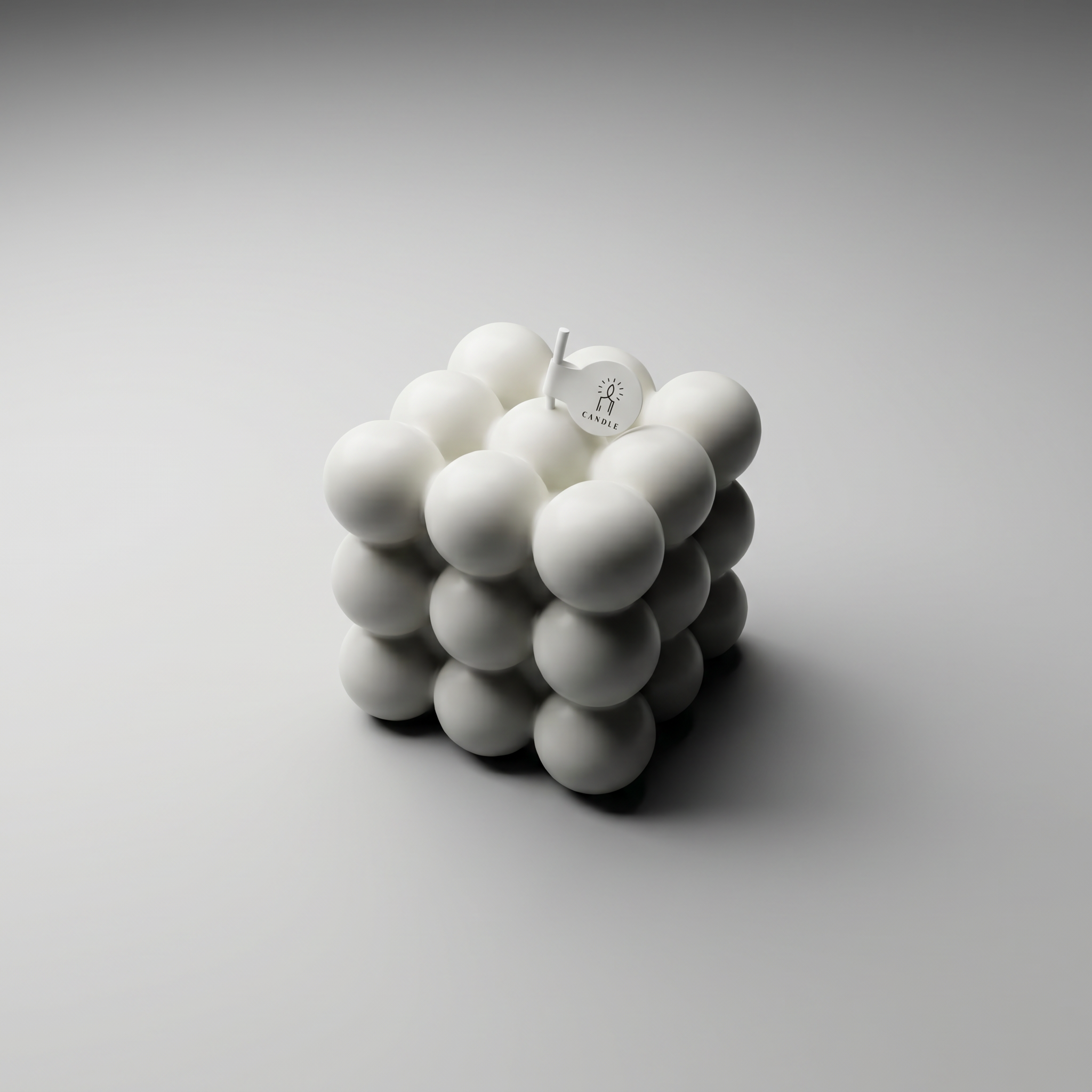 Vanilla Scented Cube Ball Candle