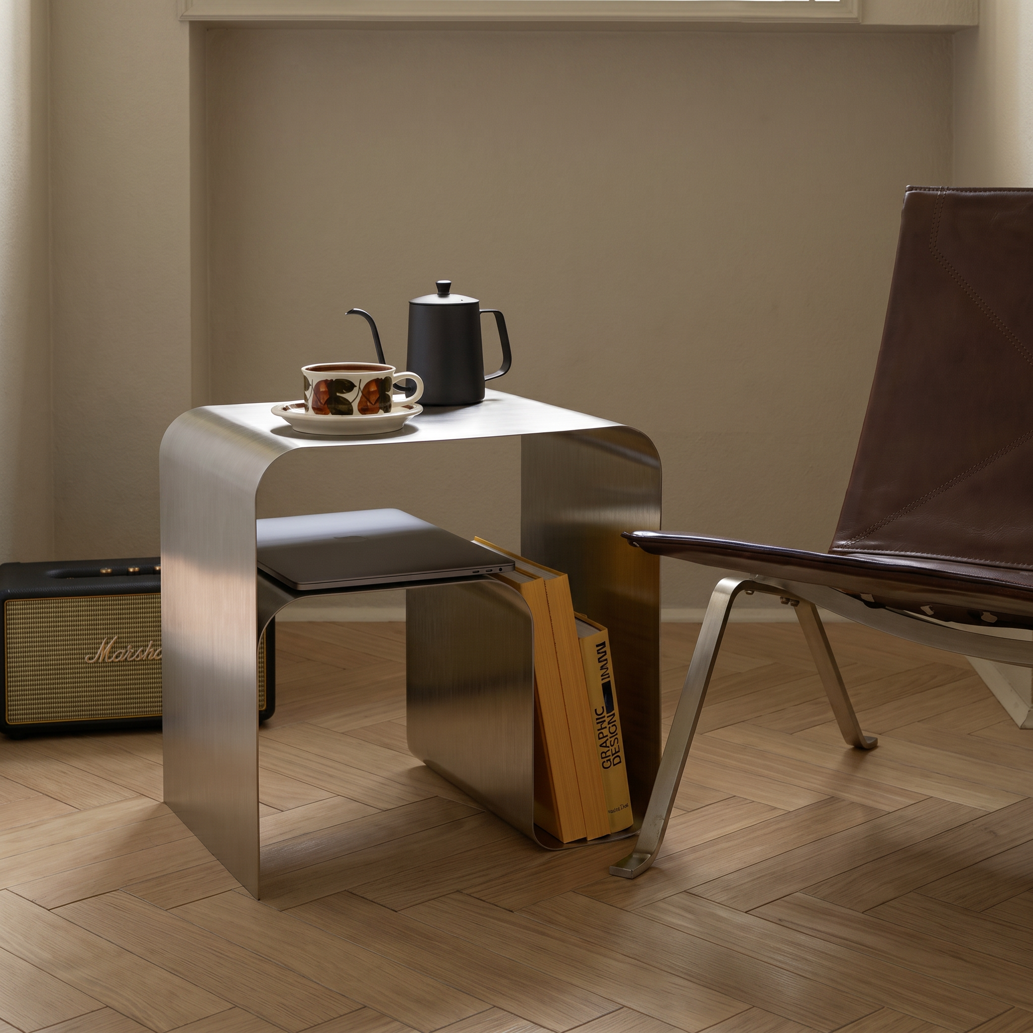 Modern Metal Side Table