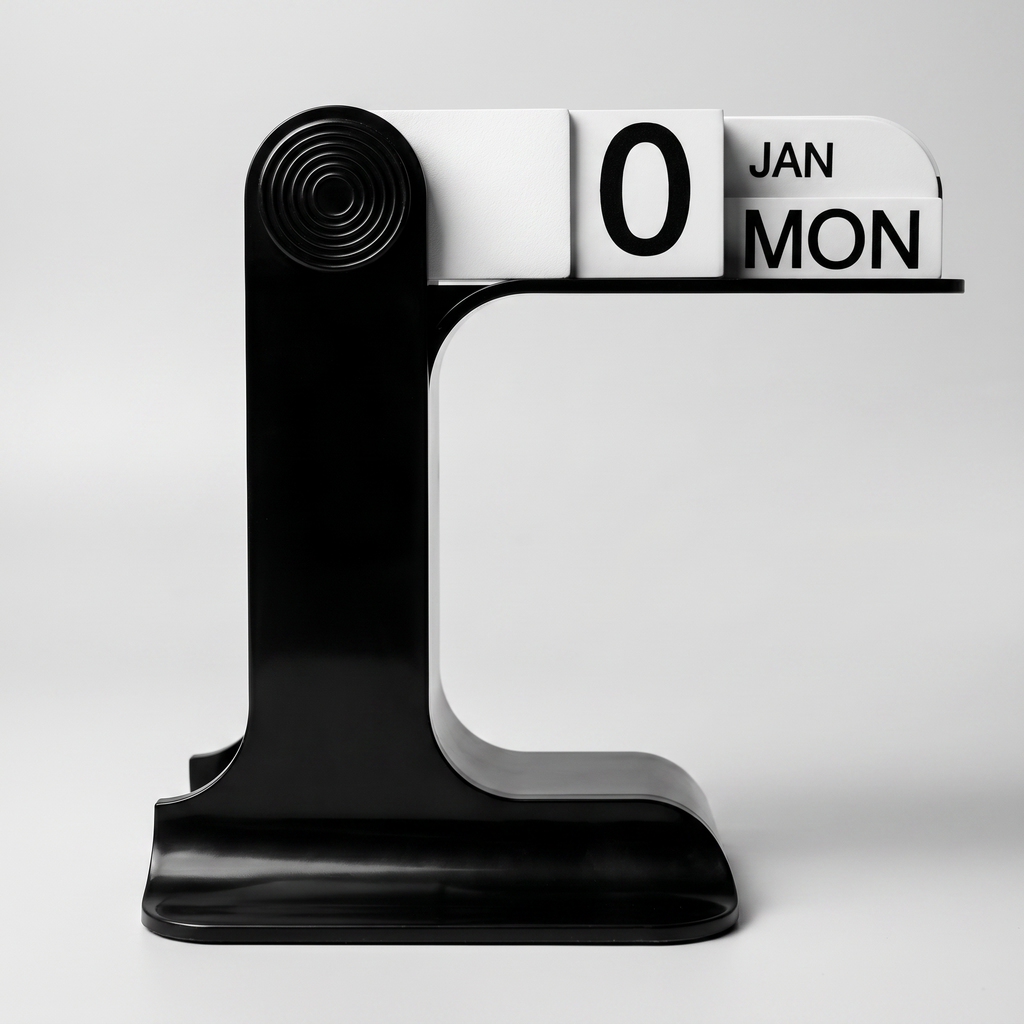 Minimalist Perpetual Desk Calendar