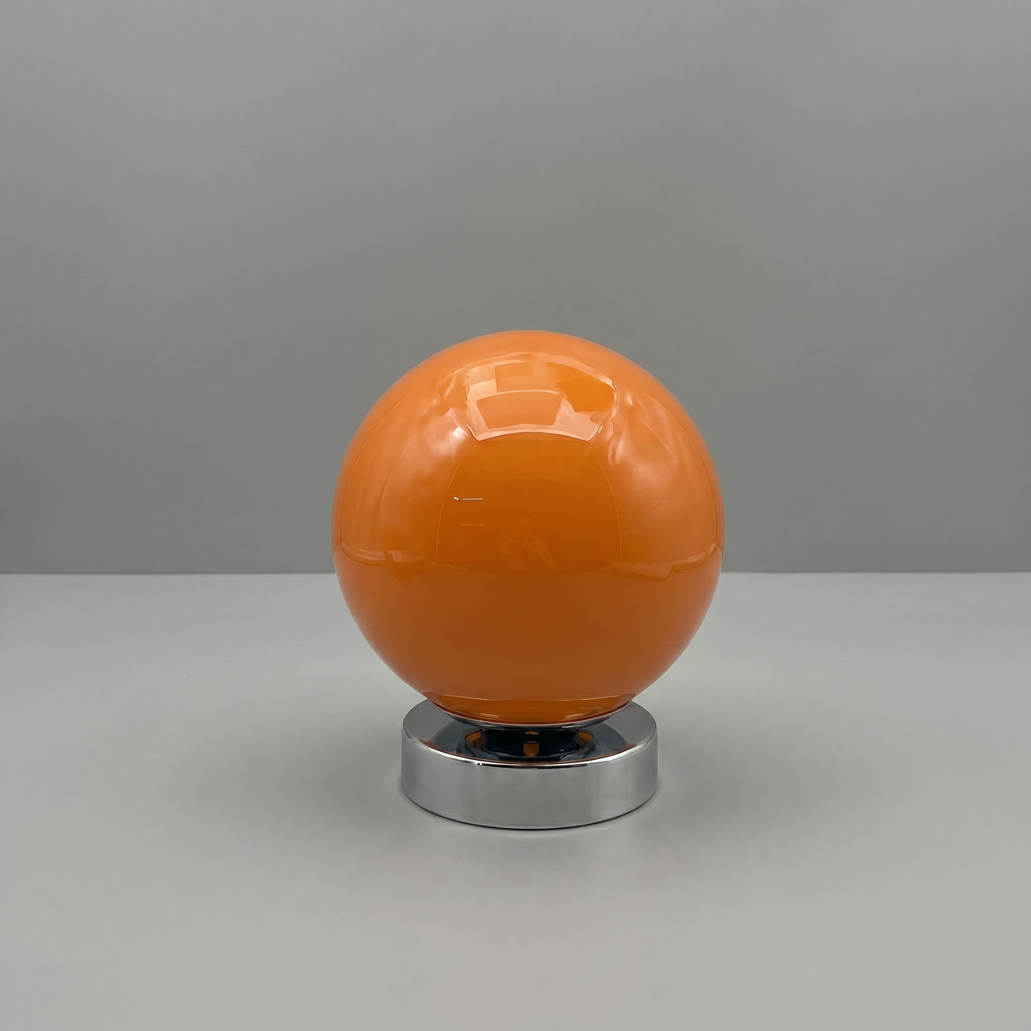 Round Glass Bedside Lamp